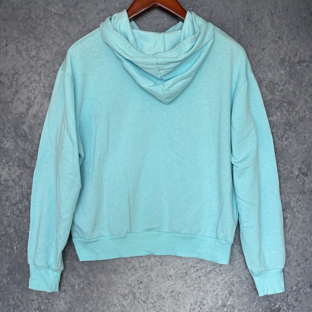 Polaroid Aqua Blue Hoodie Sweatshirt, Size XL - Picture 2 of 4
